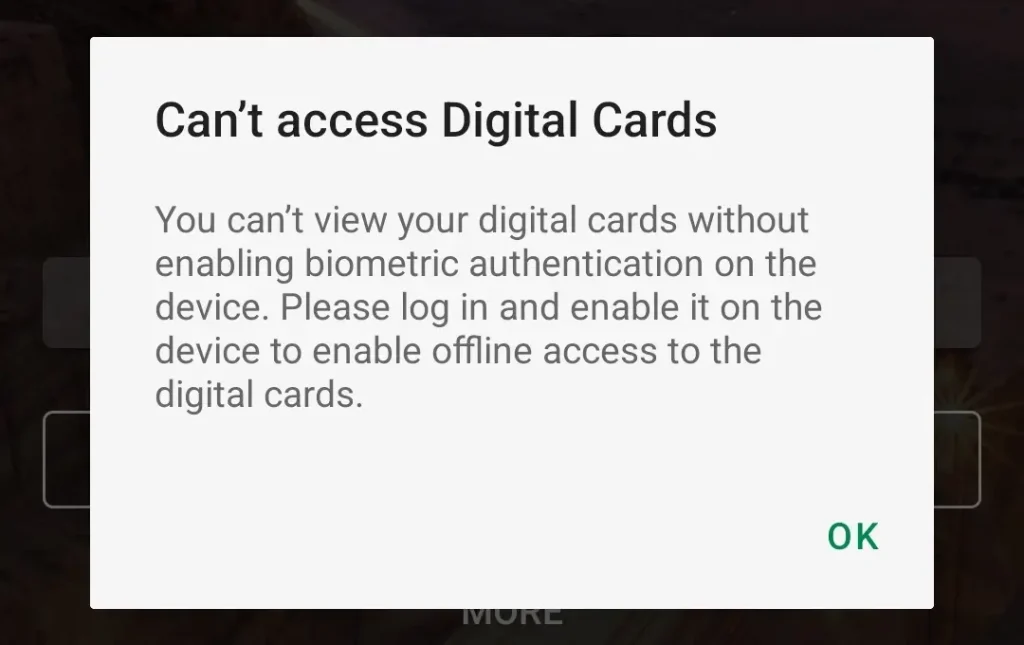 Can’t Access Digital Cards Error on absher app
